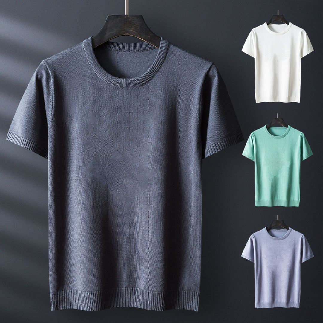 Hensu Cotton Knitted T-Shirt
