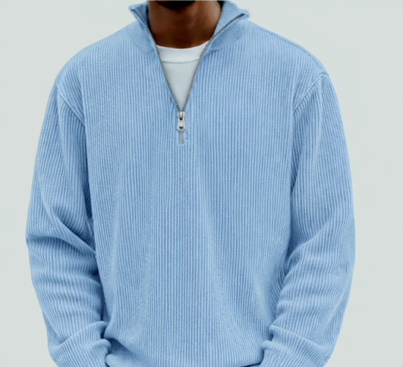 Chase | Stylish Zip High Neck Sweater