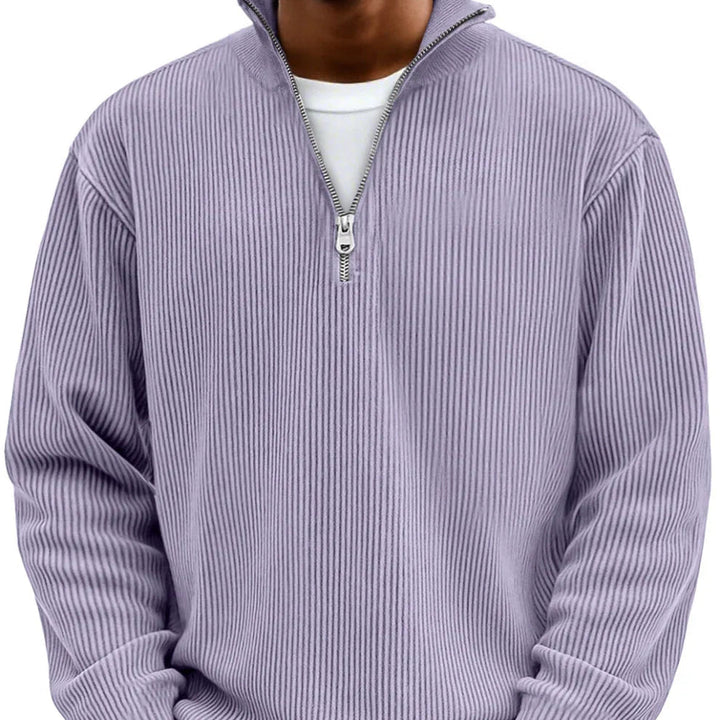 Chase | Stylish Zip High Neck Sweater