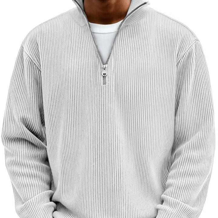 Chase | Stylish Zip High Neck Sweater