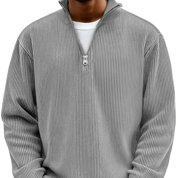 Chase | Stylish Zip High Neck Sweater