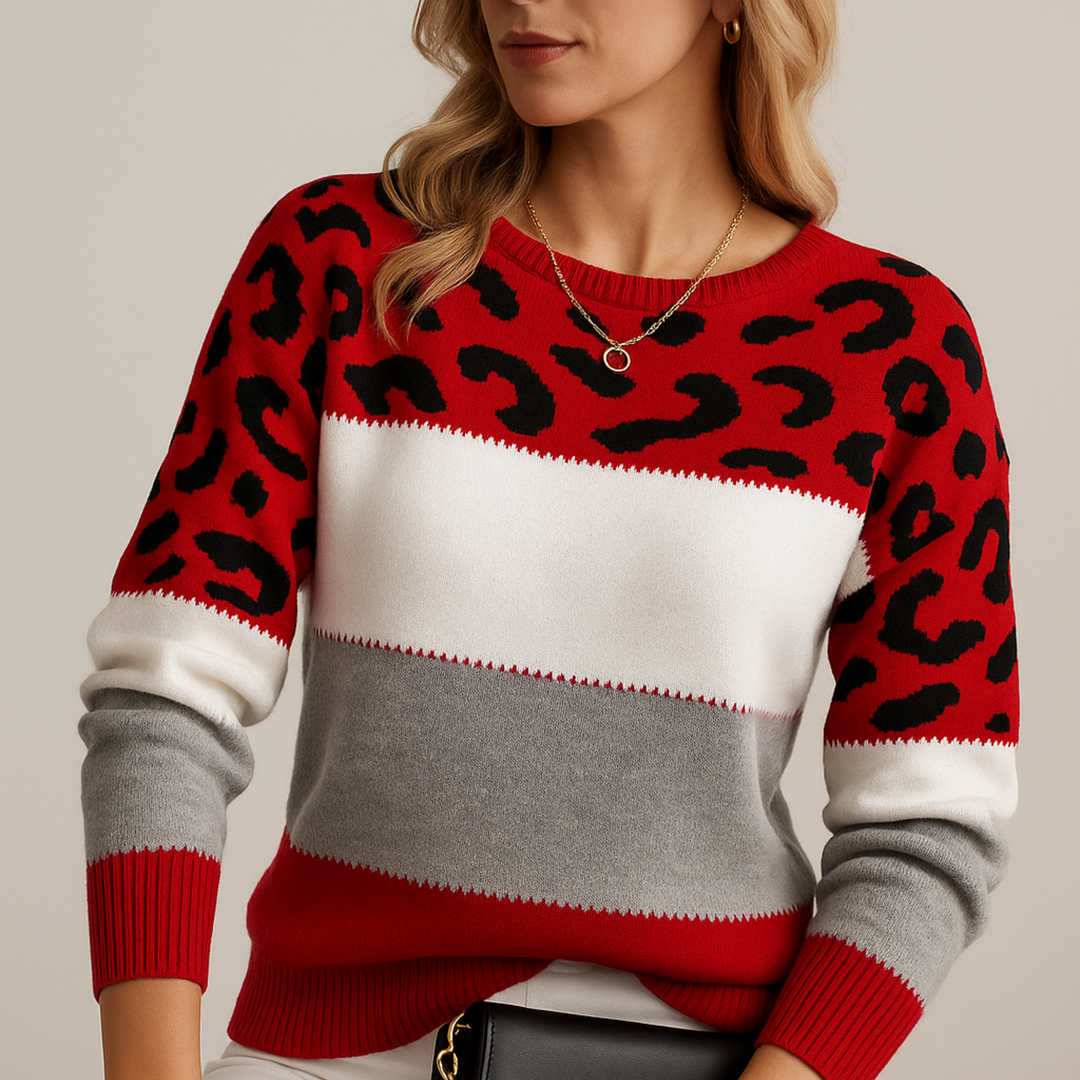 CHEYENNE – TRENDY CHIC PATTERN SWEATER
