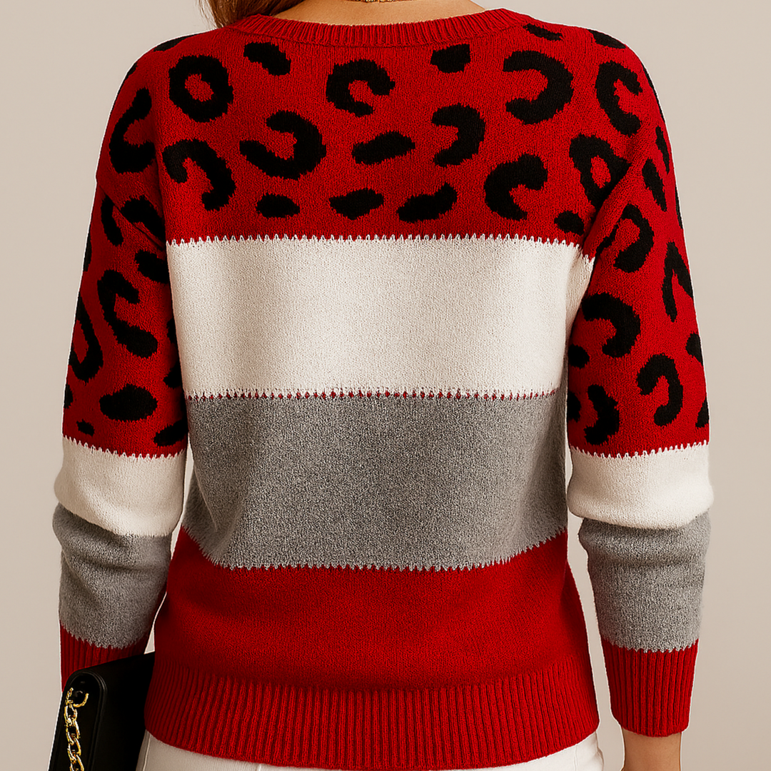 CHEYENNE – TRENDY CHIC PATTERN SWEATER