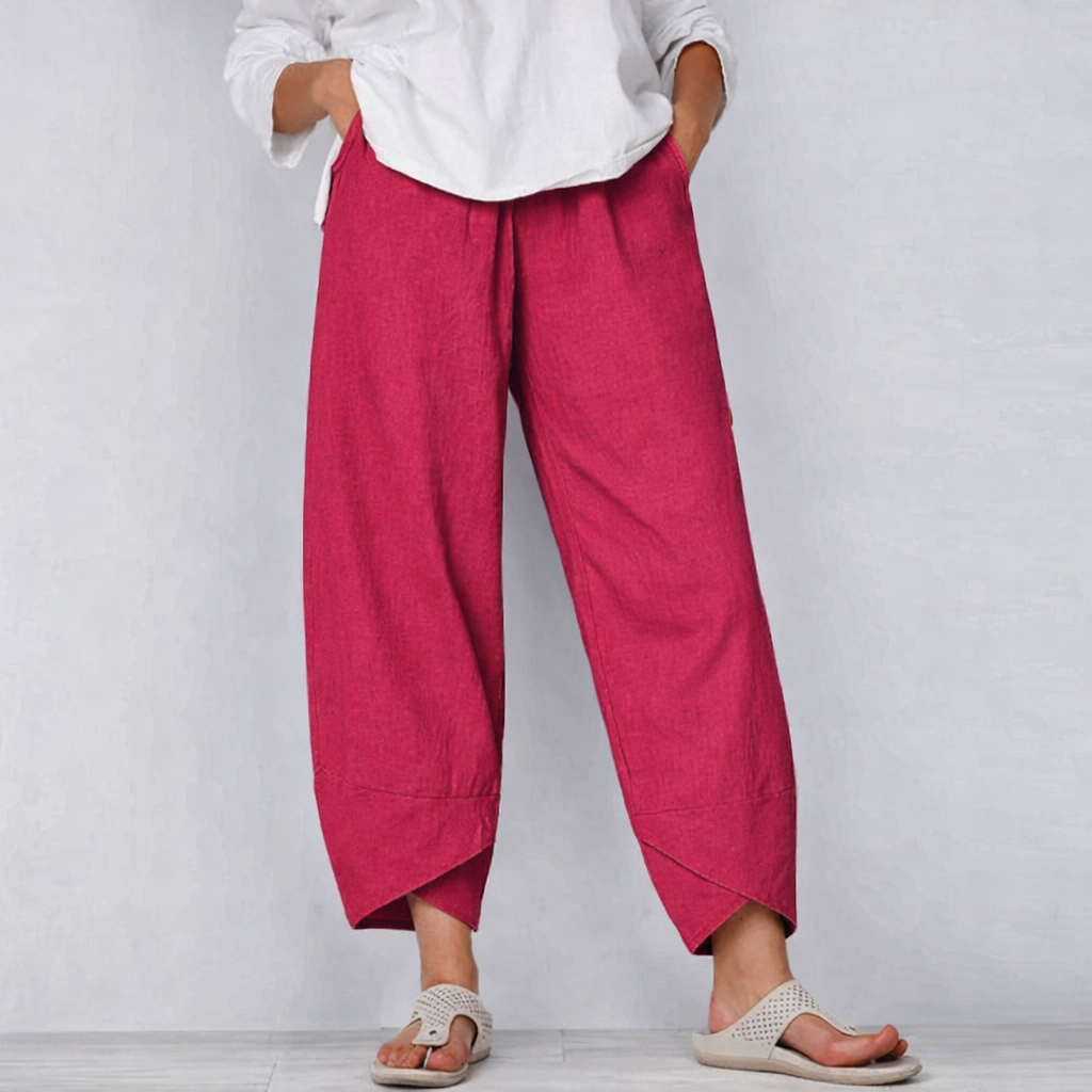 Wren | Summer Trousers with Lightweight Fabric and Relaxed Fit