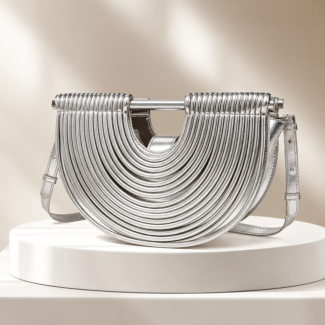 Ayla | Women's Purse with Ridged Surface and Strap