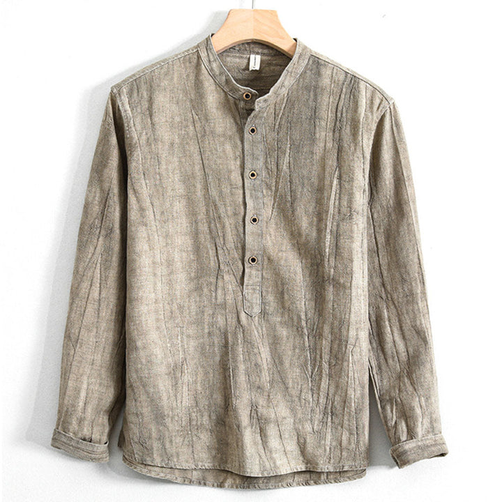 Henry Brook Long Sleeve Linen Shirt