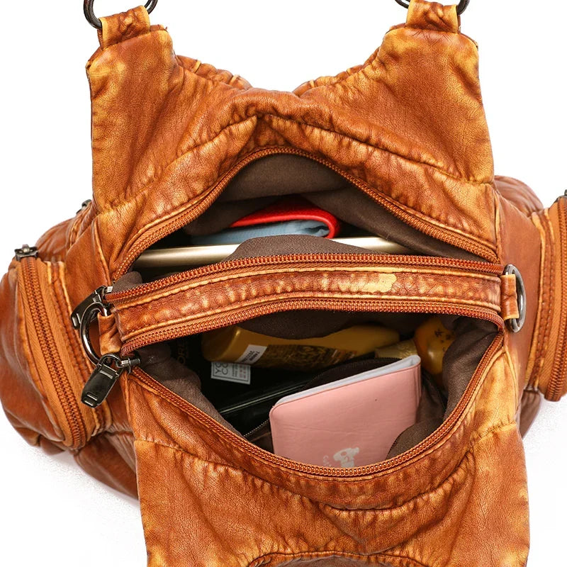 Hana Leren Boho Bag