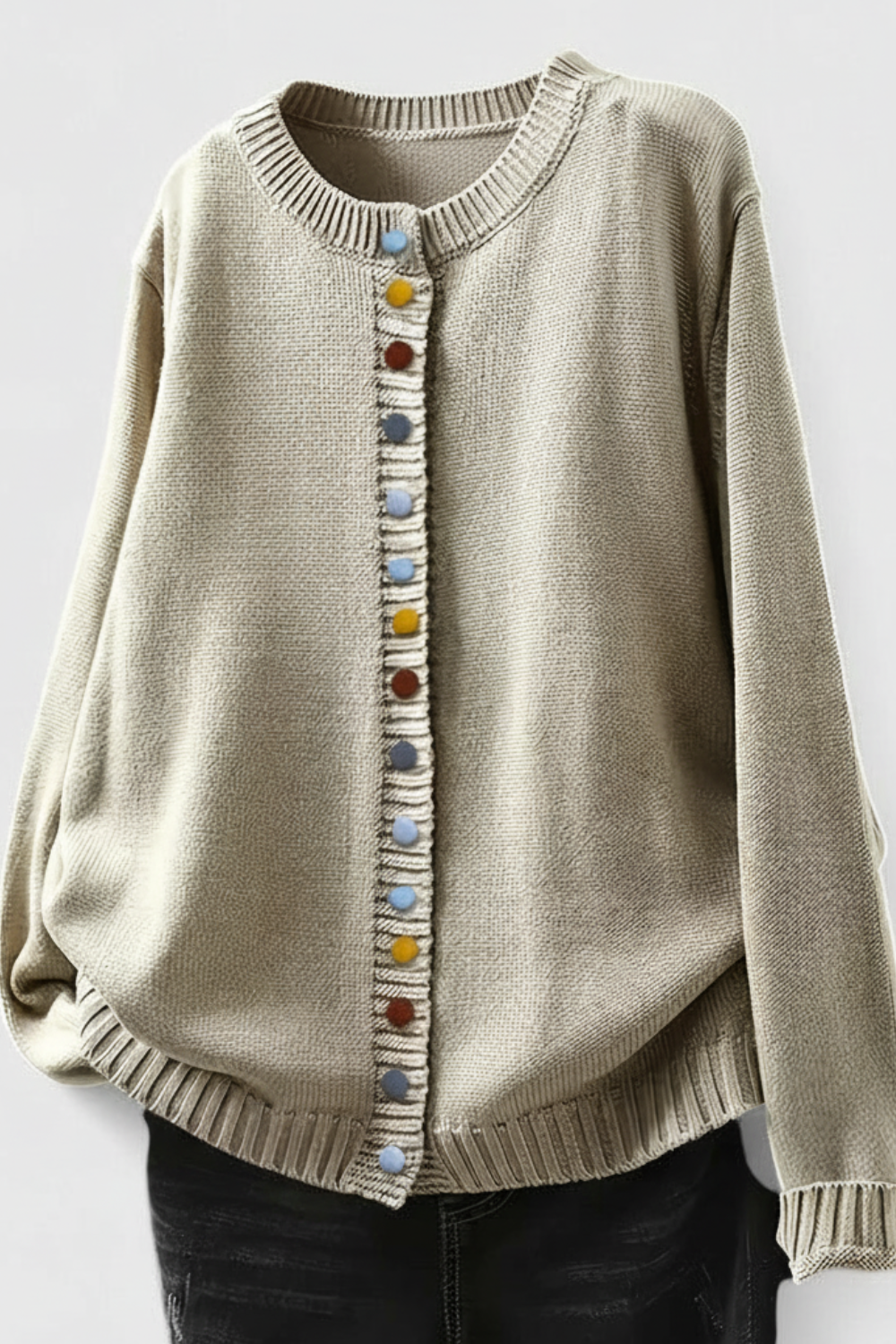 DAISY – PLAYFUL BUTTON CARDIGAN