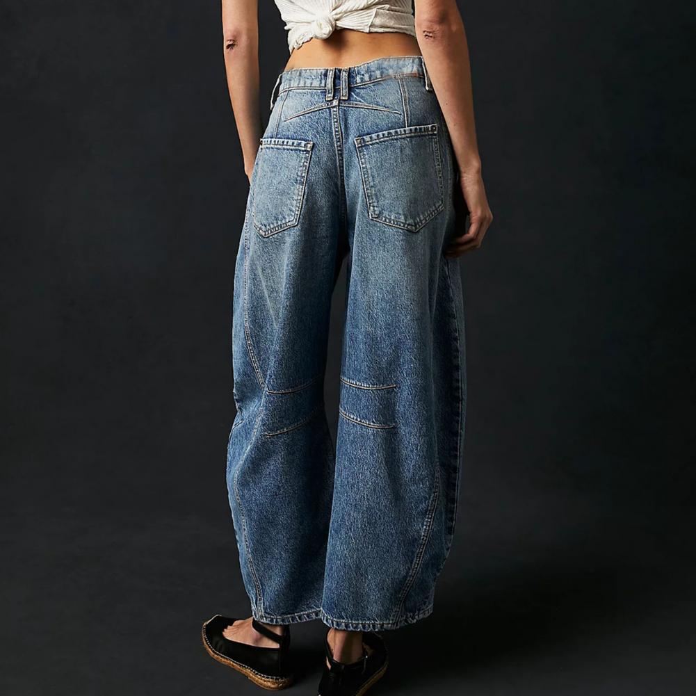 Tatum | Barrel Leg Jeans with High Waist and Relaxed Fit