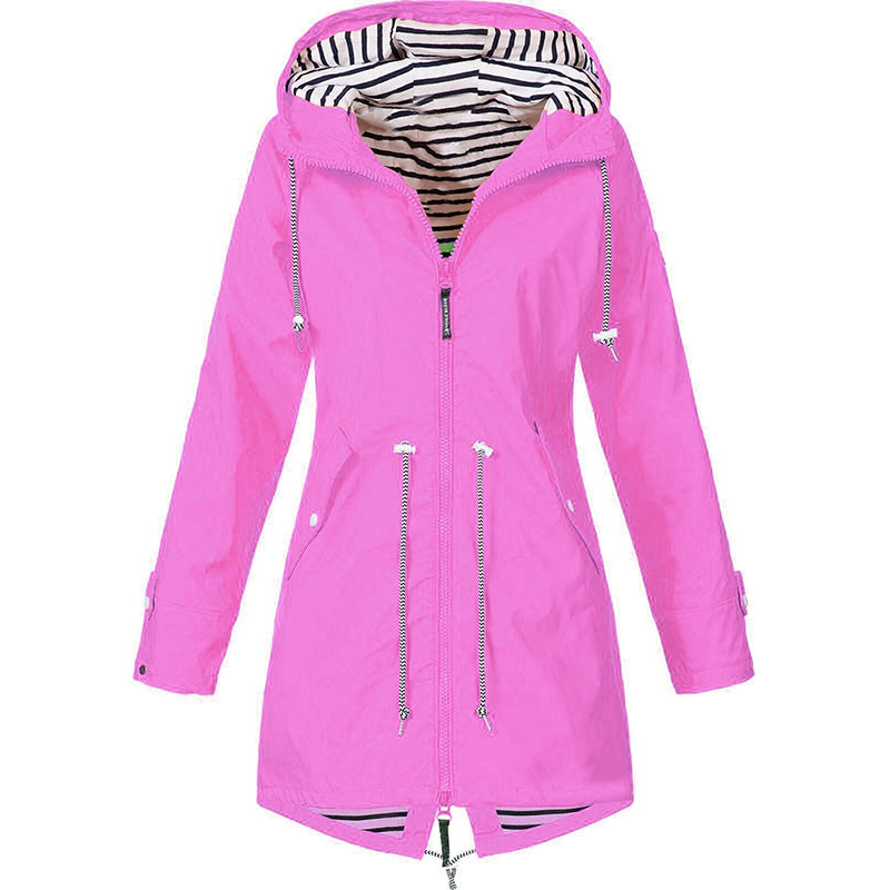 Fleur | Women's Hoodie Jacket with Drawstring