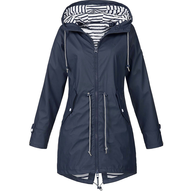 Fleur | Women's Hoodie Jacket with Drawstring