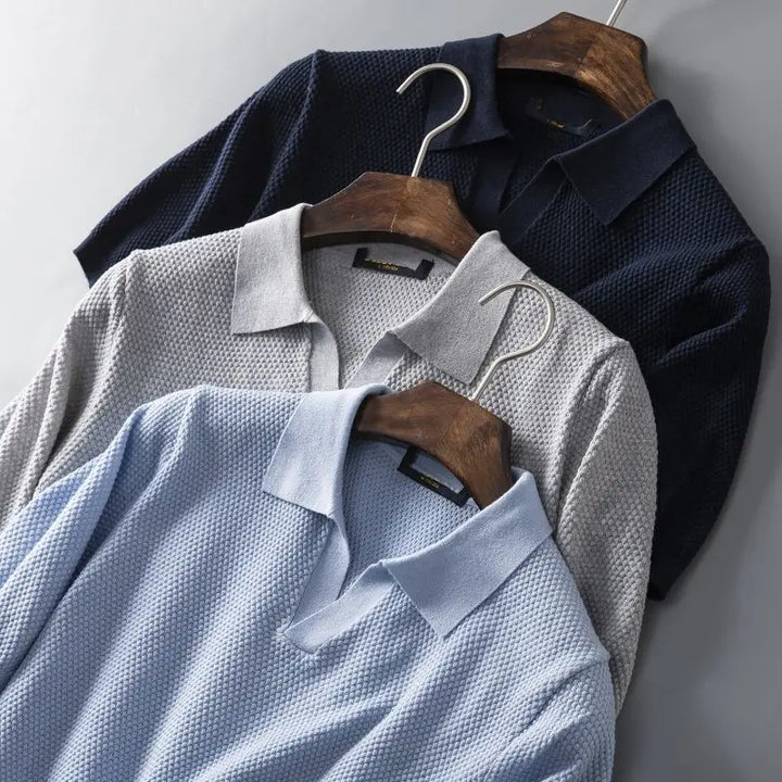 Emilio Luxe Peruvian Cotton Polo Shirt