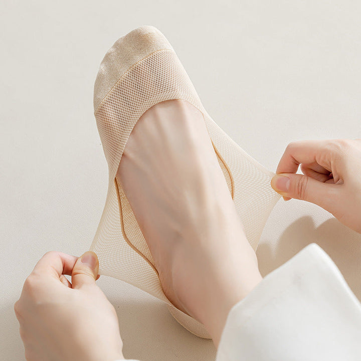 Ladies Invisible Breathable Non-Slip Socks