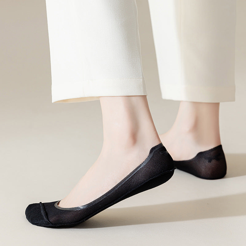 Ladies Invisible Breathable Non-Slip Socks