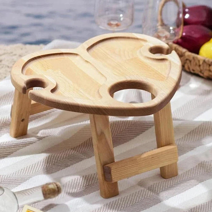 Nordic Sommelier Portable Wooden Table