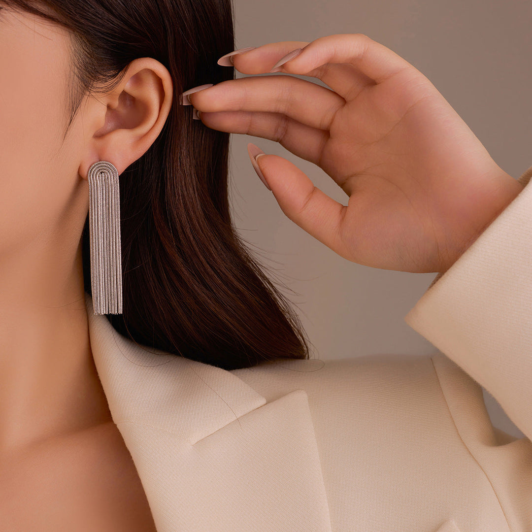 Statement String Earrings