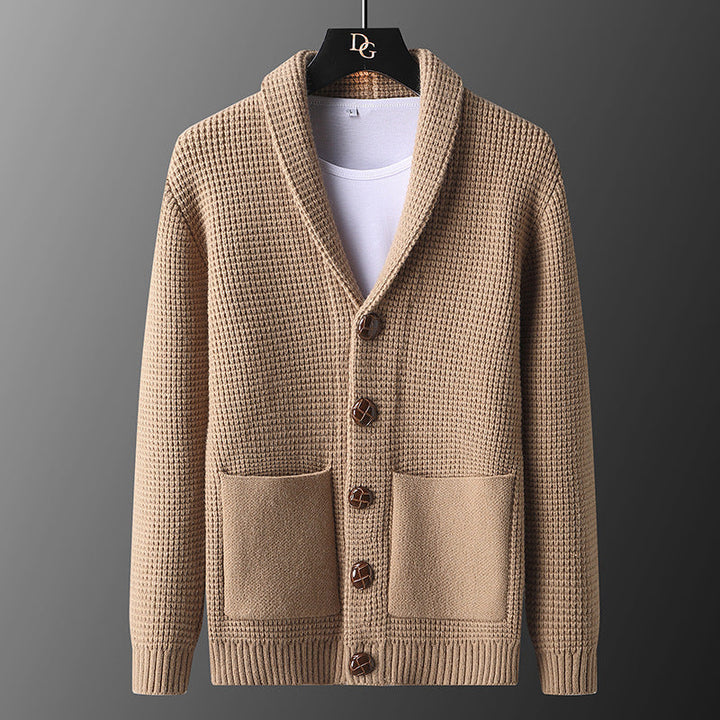 Linden Thick Knitted Wool Cardigan