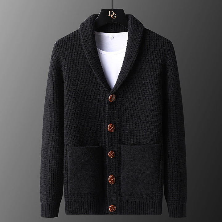 Linden Thick Knitted Wool Cardigan