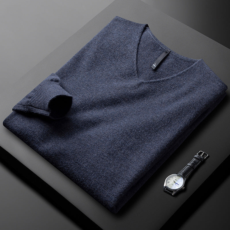 Martin Cashmere V-Neck Sweater