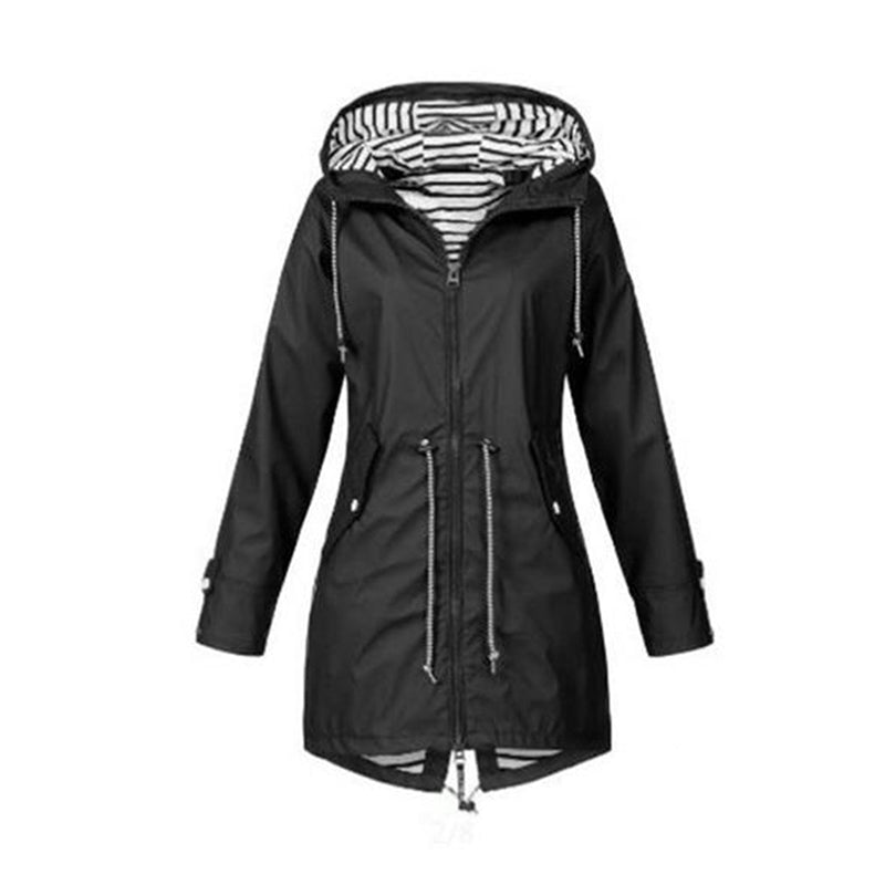 Fleur | Women's Hoodie Jacket with Drawstring