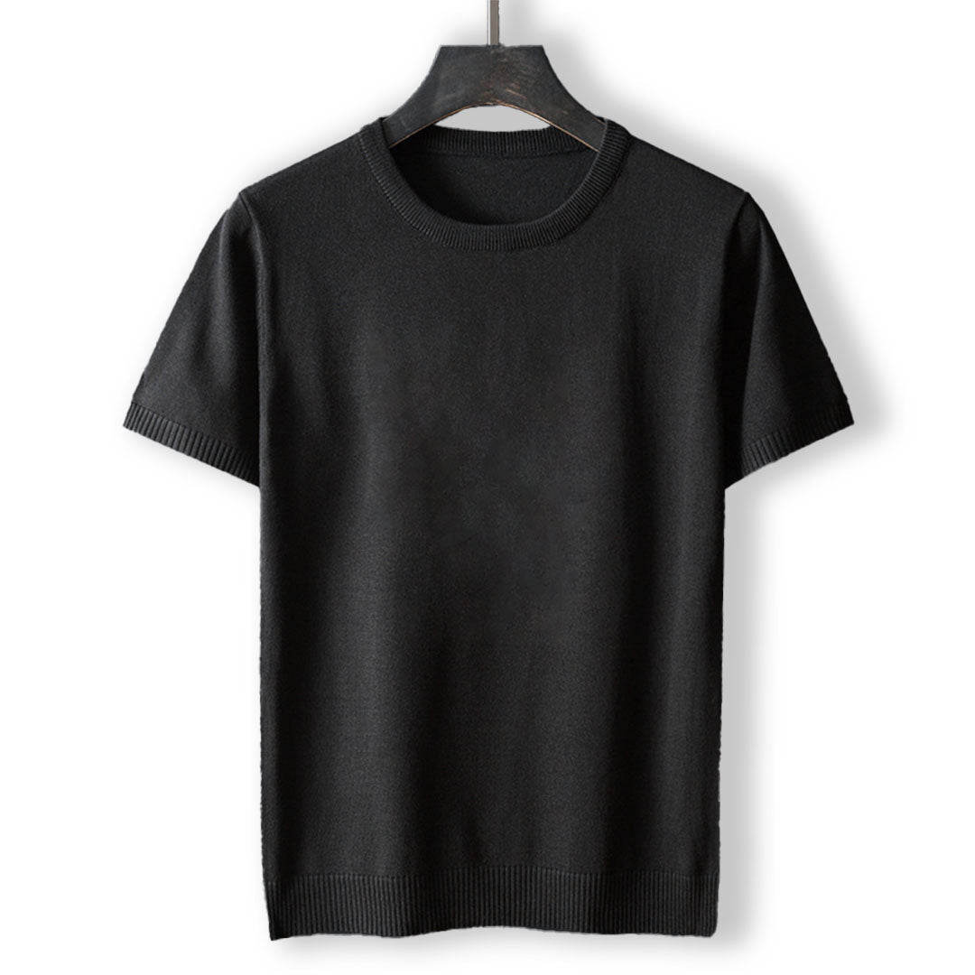 Hensu Cotton Knitted T-Shirt