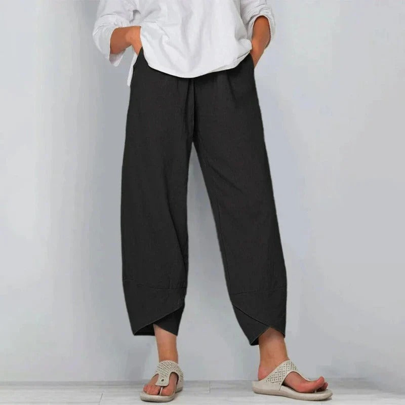 Wren | Summer Trousers with Lightweight Fabric and Relaxed Fit