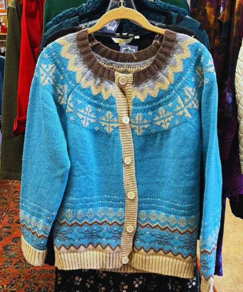 Emme | Comfortable sweater with geometric pattern