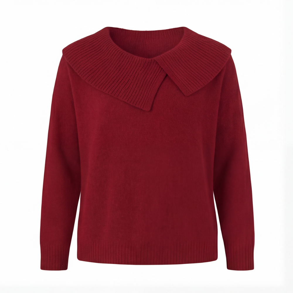 Collara – Asymmetrical Collar Knitted Sweater
