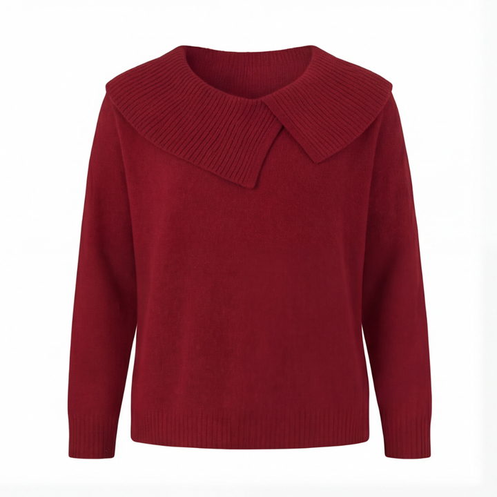 Collara – Asymmetrical Collar Knitted Sweater