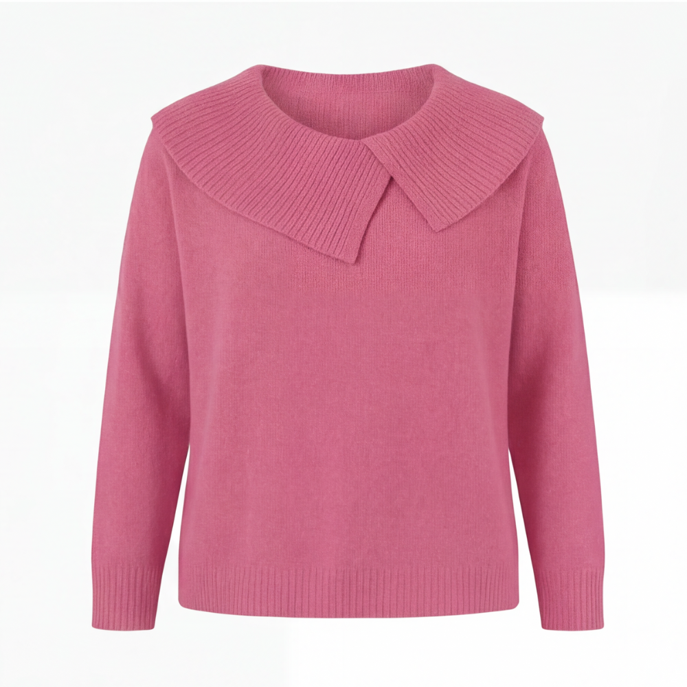 Collara – Asymmetrical Collar Knitted Sweater