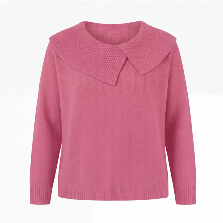 Collara – Asymmetrical Collar Knitted Sweater