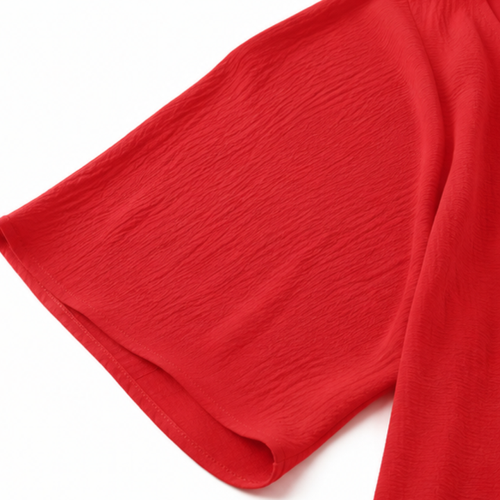 Wrenlow – Crinkled Ice-Silk Open-Front Cardigan