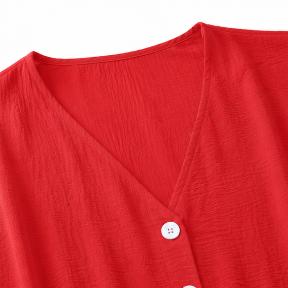 Wrenlow – Crinkled Ice-Silk Open-Front Cardigan