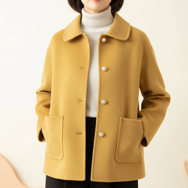 Madison Pearl Cashmere Coat