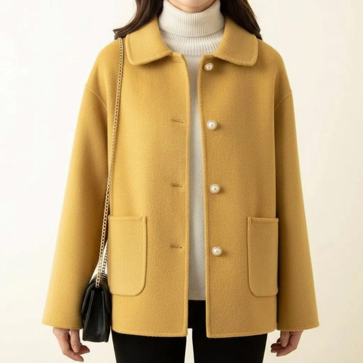 Madison Pearl Cashmere Coat