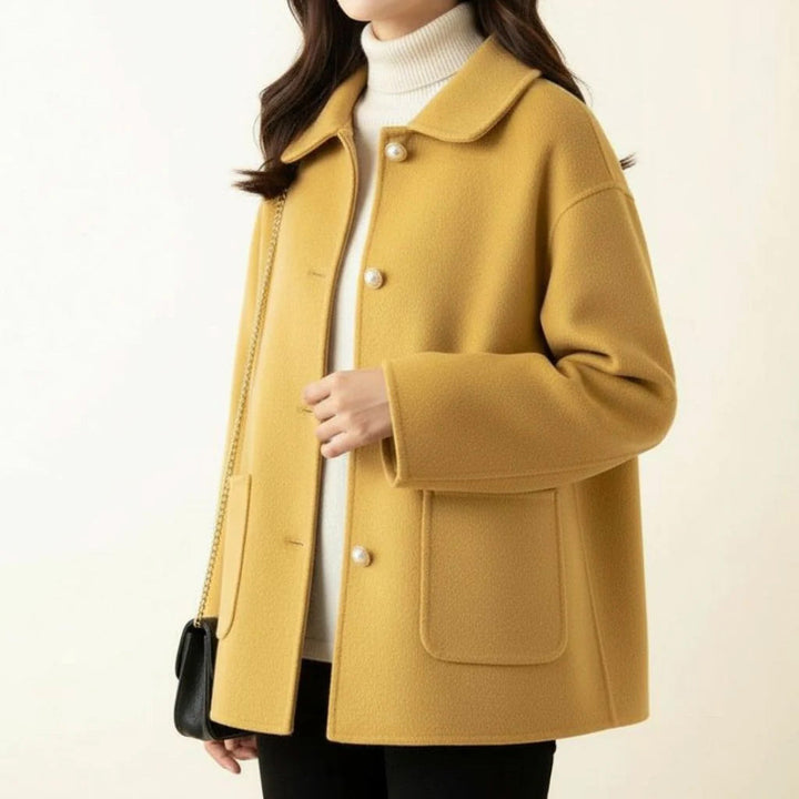 Madison Pearl Cashmere Coat