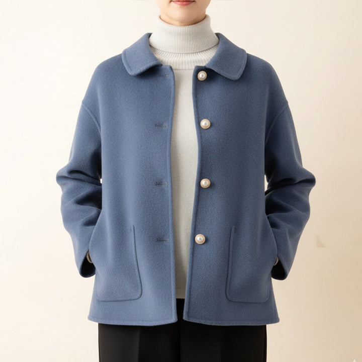 Madison Pearl Cashmere Coat