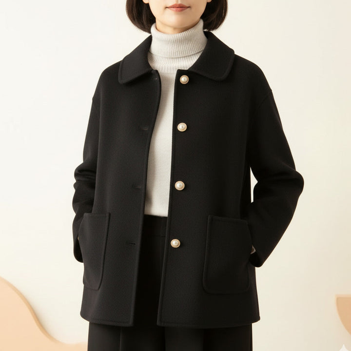 Madison Pearl Cashmere Coat