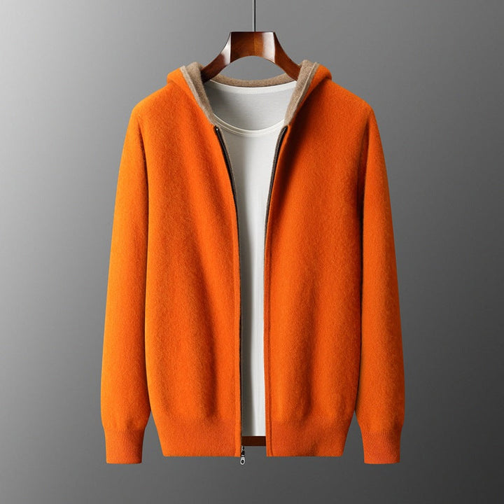 Koji Reversible Cashmere Zip Hoodie