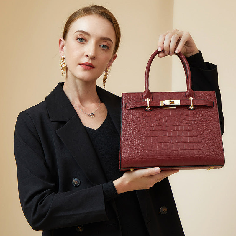 Geneva Leather Handbag