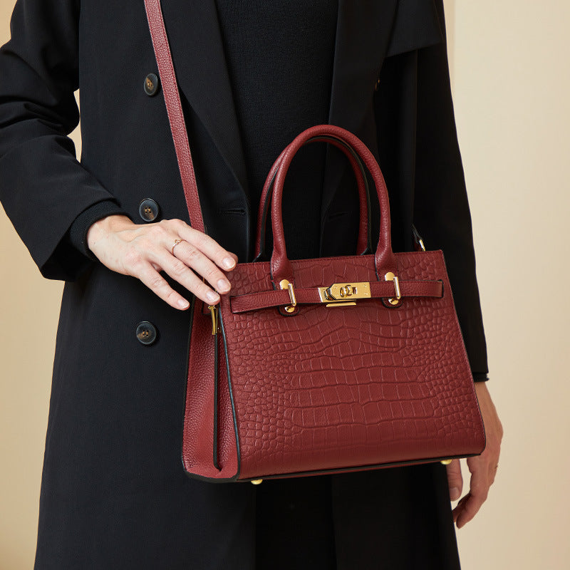 Geneva Leather Handbag