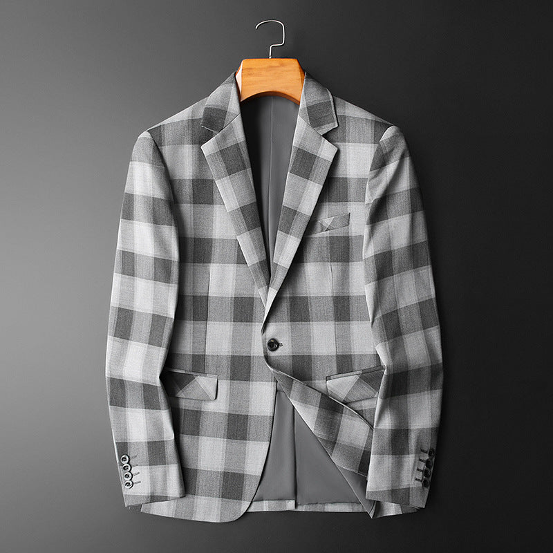 Maxim Royal Check Statement Blazer