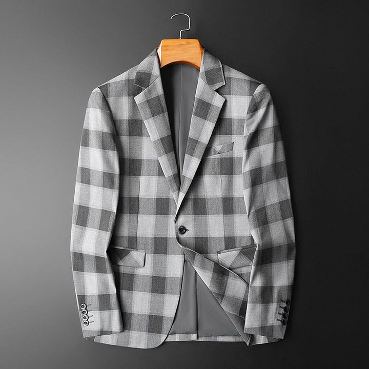 Maxim Royal Check Statement Blazer