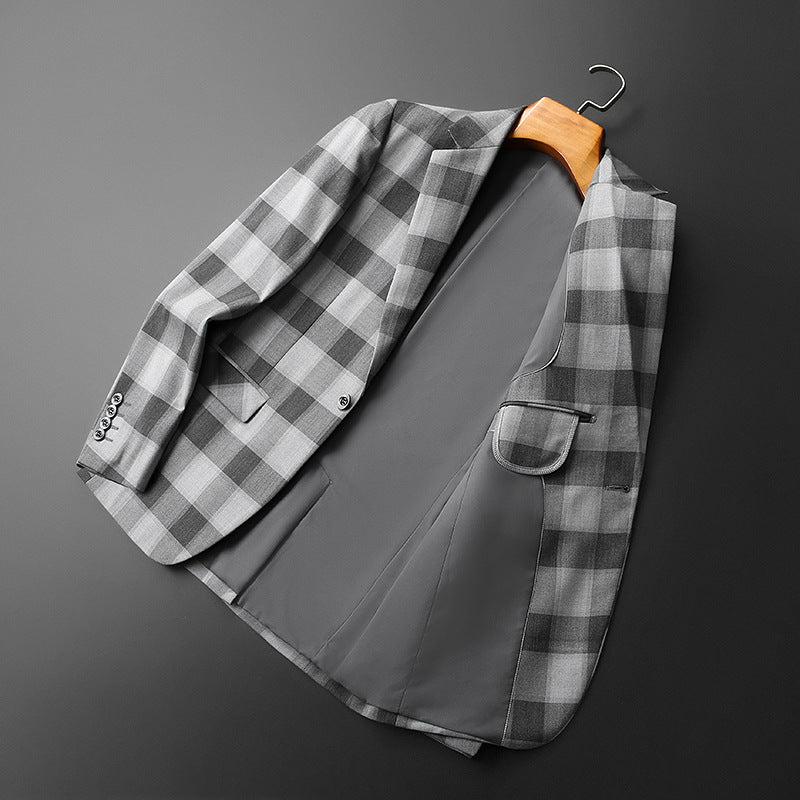 Maxim Royal Check Statement Blazer