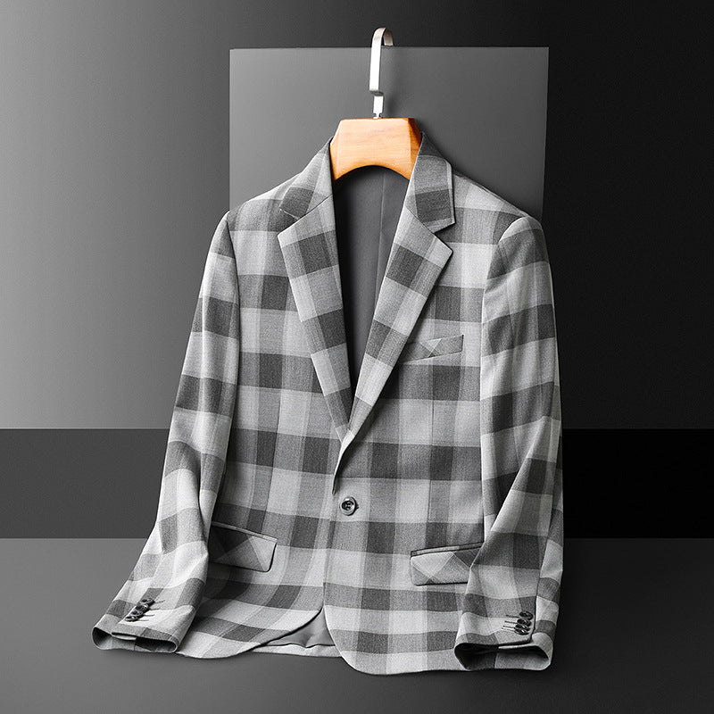 Maxim Royal Check Statement Blazer