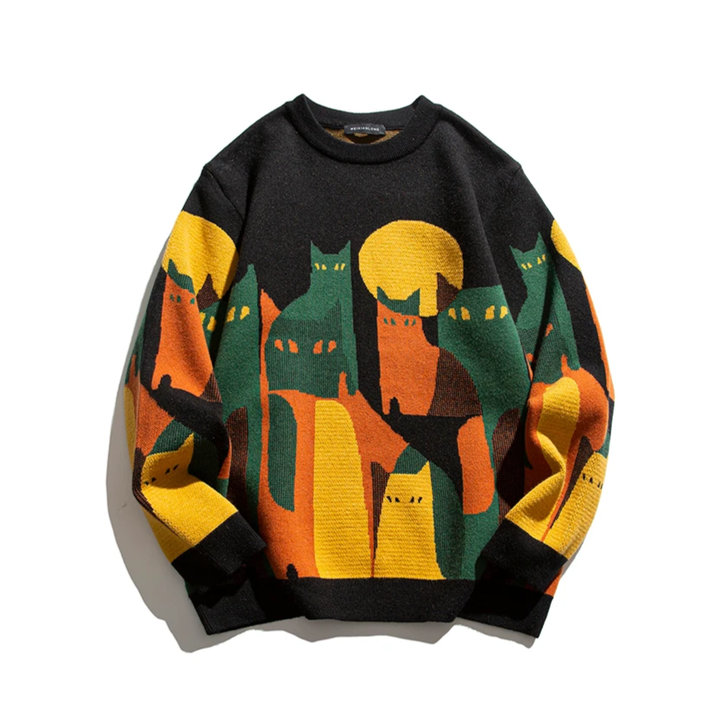 Toni - Cat Crew Sweater