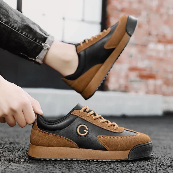 Goldmere Classic Leather Sneakers