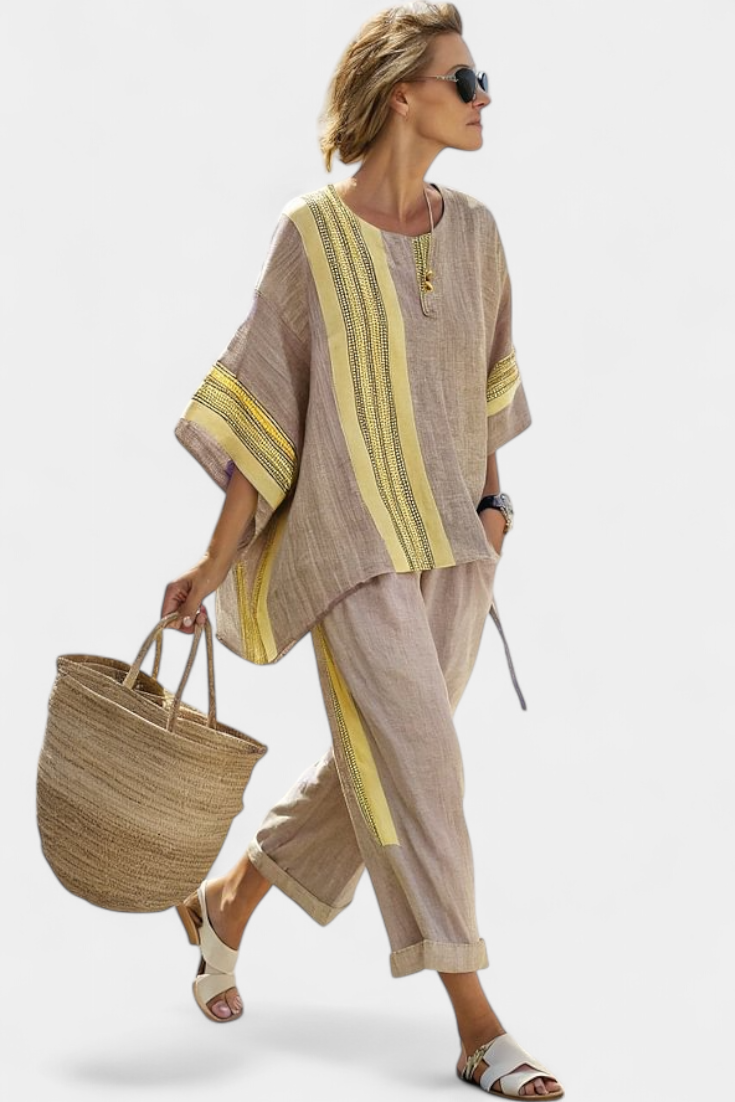 Freya | Oversized Two-Piece Set with Tapered Trousers