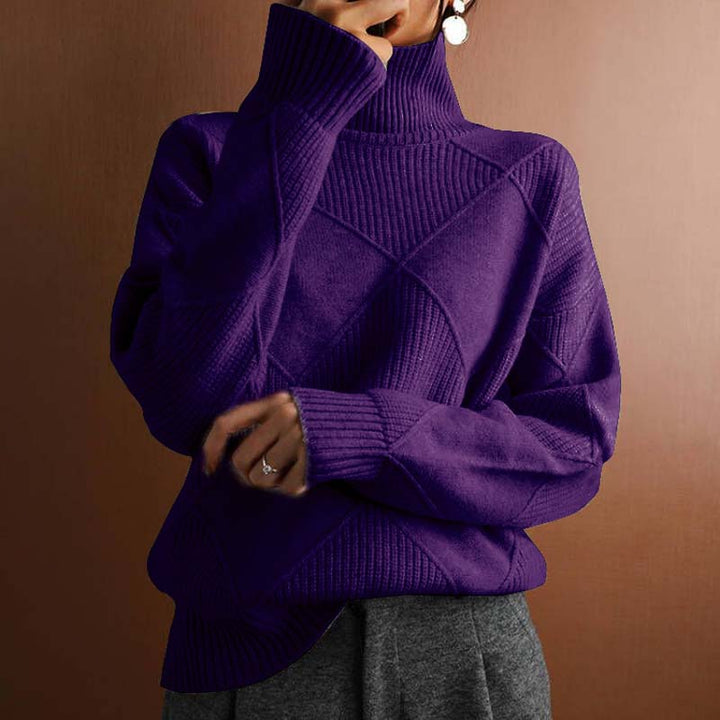 Charlotte – Stylish High-Neck Sweater