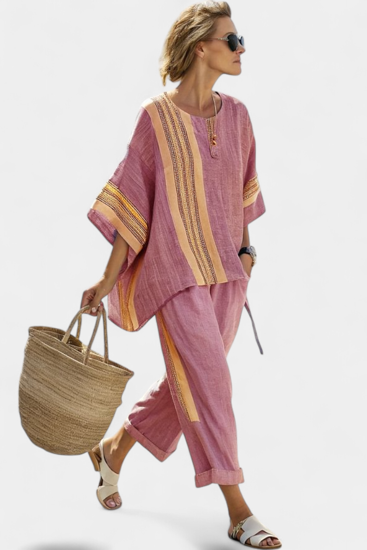 Freya | Oversized Two-Piece Set with Tapered Trousers